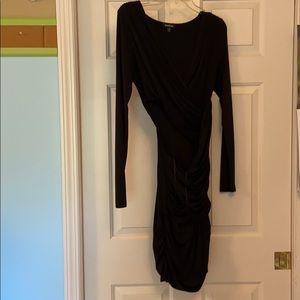 Little Black Sleeved Dress Bebe